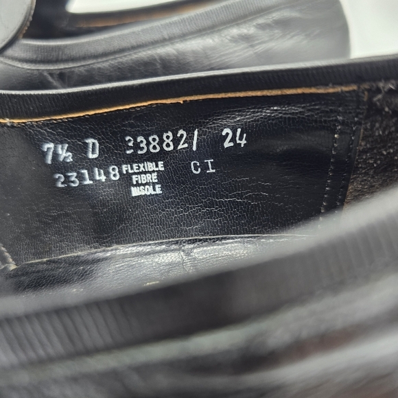 The Florsheim Shoe Men's 7.5 D Black Leather Loafers Slip-On Designer Collection - Picture 2 of 10